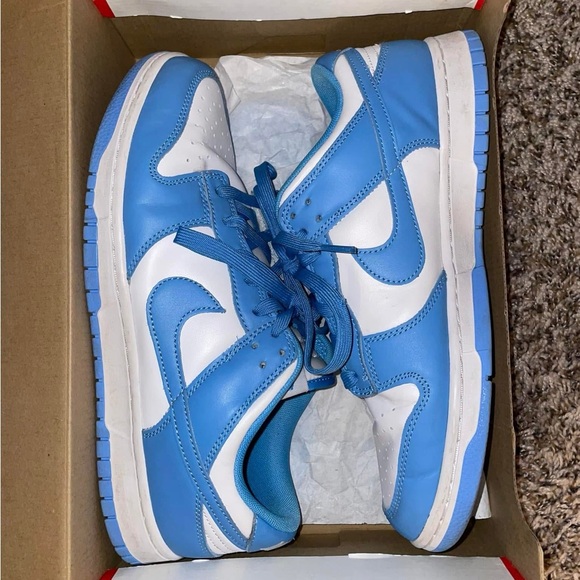 Nike Blue and White Athletic Shoes